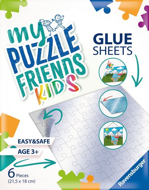 Ravensburger Kinderpuzzle - 13301 My Puzzle Friends Glue Sheets - Klebefolien für Kinderpuzzle main product photo