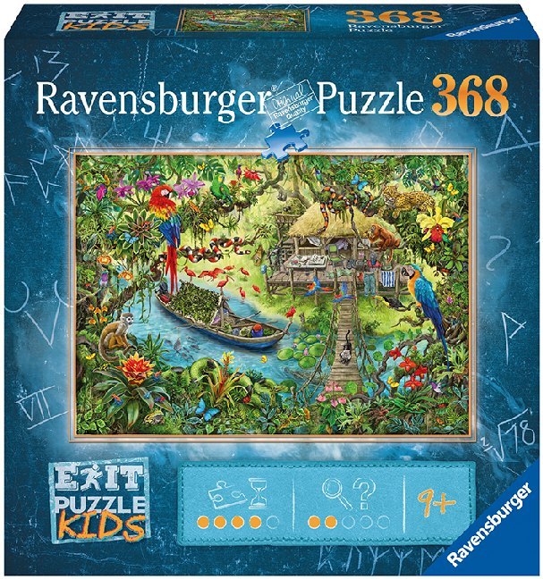 Ravensburger EXIT Puzzle Kids - 12924 Die Dschungelexpedition - 368 Teile Puzzle für Kinder ab 9 Jahren, Kinderpuzzle main product photo