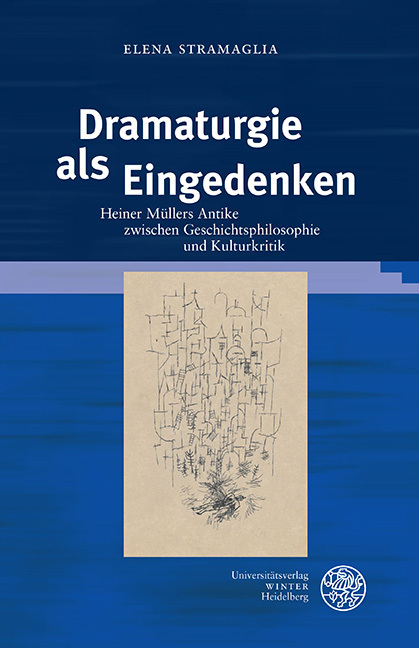 Dramaturgie als Eingedenken main product photo