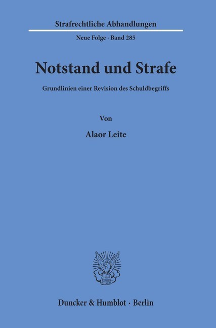 Notstand und Strafe. main product photo
