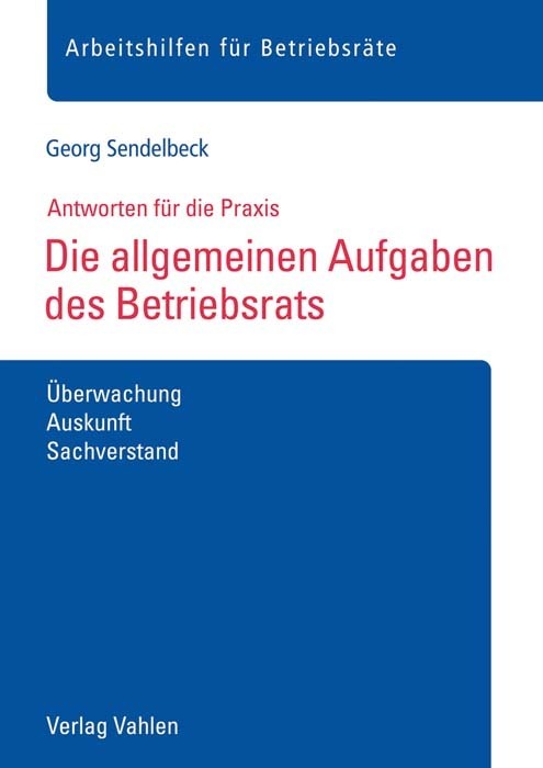 Die allgemeinen Aufgaben des Betriebsrats main product photo