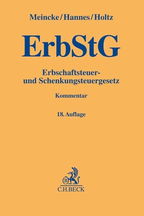 ErbStG, Erbschaftsteuer- und Schenkungsteuergesetz, Kommentar main product photo
