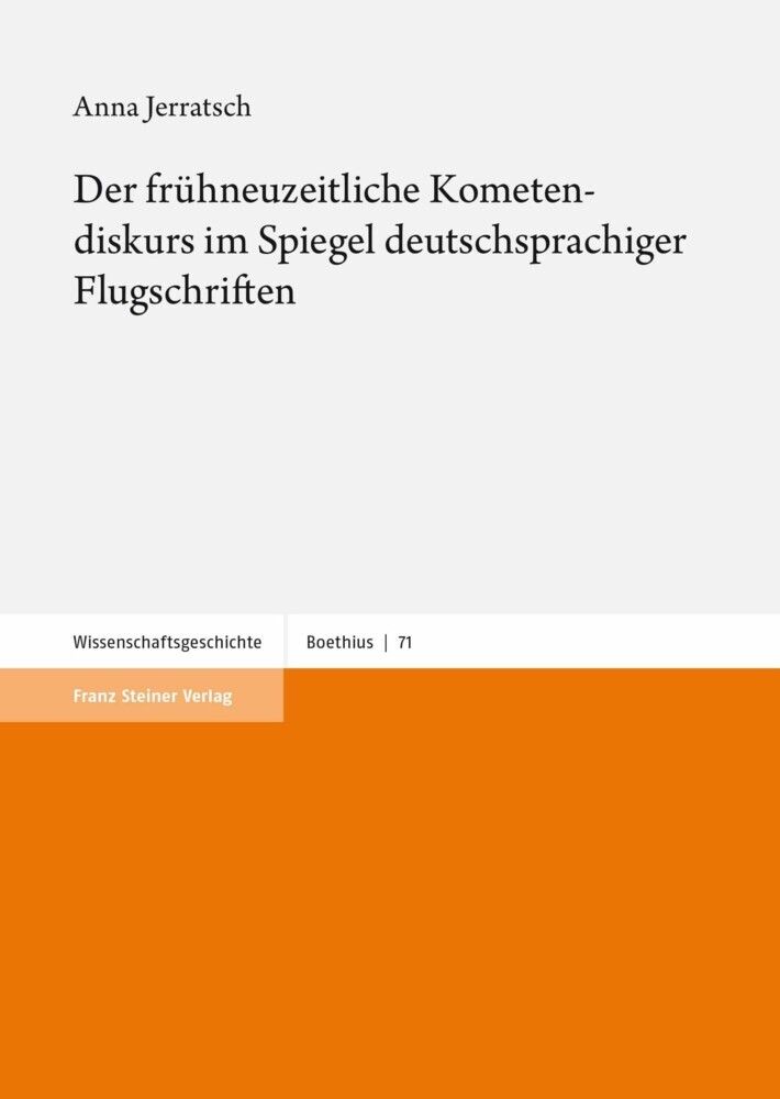 Der frühneuzeitliche Kometendiskurs im Spiegel deutschsprachiger Flugschriften main product photo