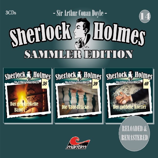Sherlock Holmes Sammler Edition. Box.14, 3 Audio-CD main product photo