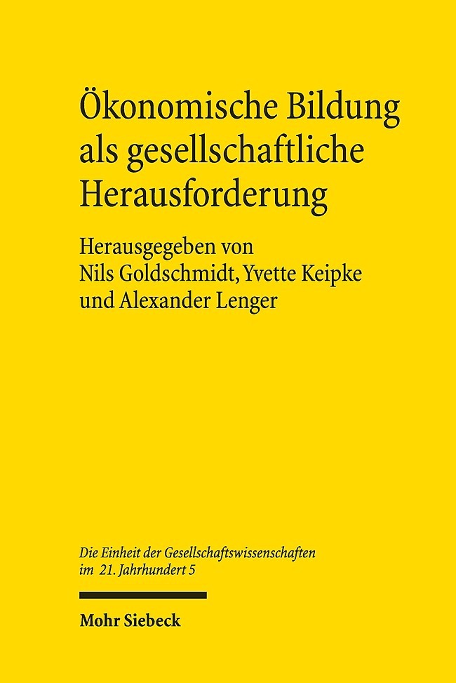 Ökonomische Bildung als gesellschaftliche Herausforderung main product photo