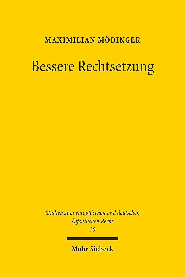 Bessere Rechtsetzung main product photo