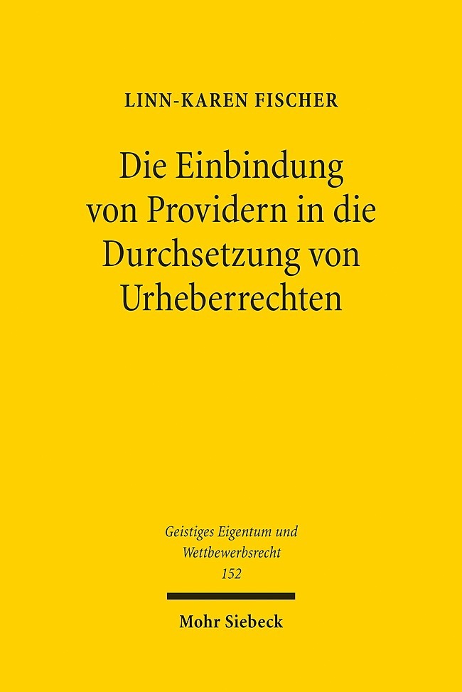 Die Einbindung von Providern in die Durchsetzung von Urheberrechten main product photo