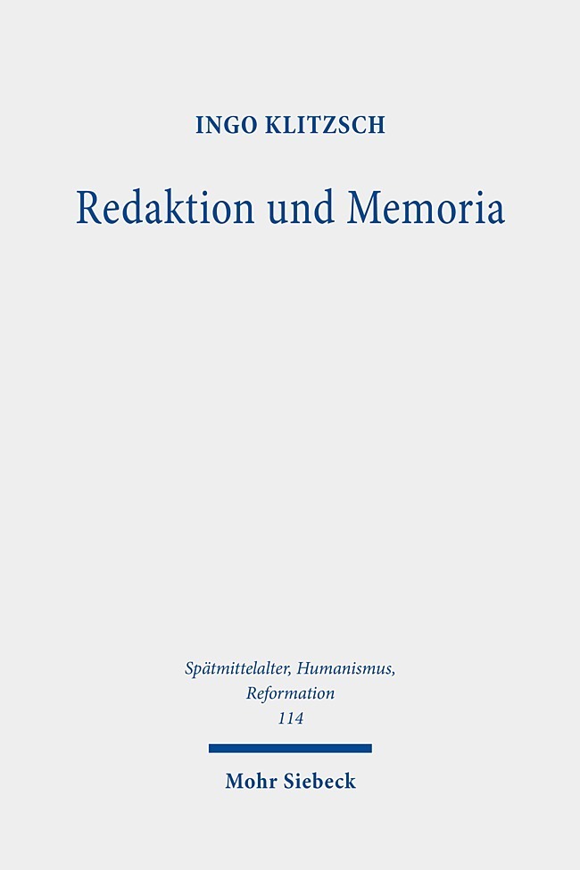 Redaktion und Memoria main product photo
