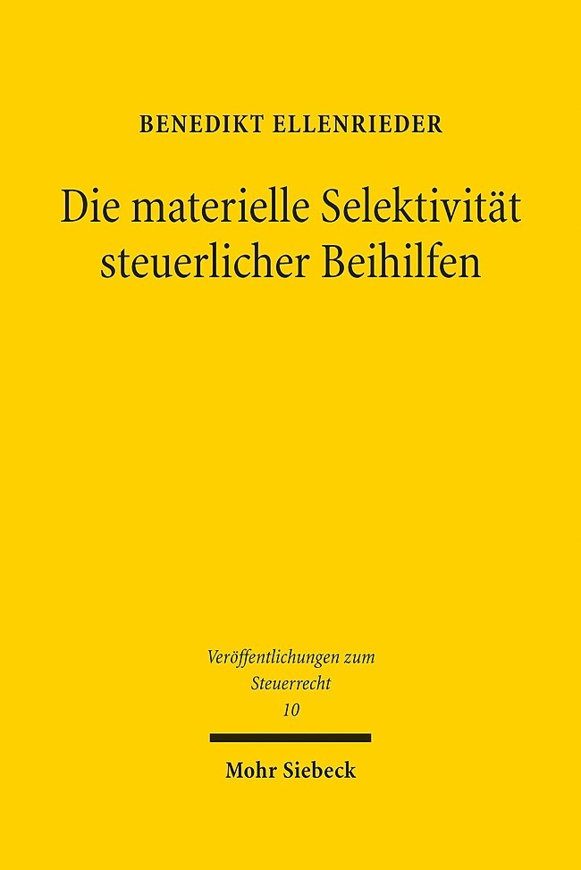 Die materielle Selektivität steuerlicher Beihilfen main product photo