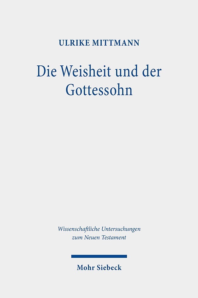 Die Weisheit und der Gottessohn main product photo