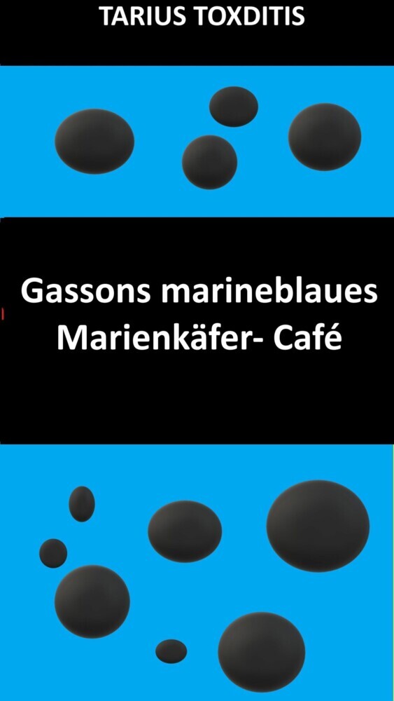 Gassons marineblaues Marienkäfer- Café main product photo