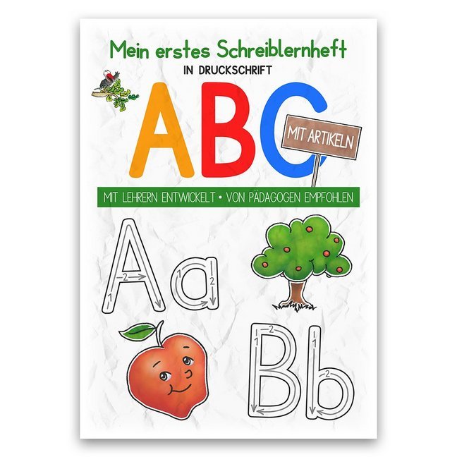 Mein buntes Kinder-ABC in Druckschrift mit Artikeln main product photo