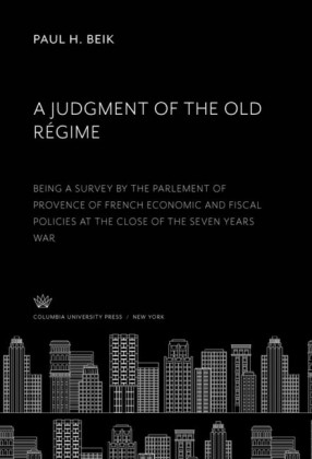 A Judgment of the Old Régime