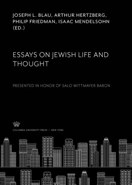 Essays on Jewish Life and Thought main product photo