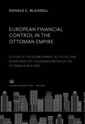 European Financial Control in the Ottoman Empire