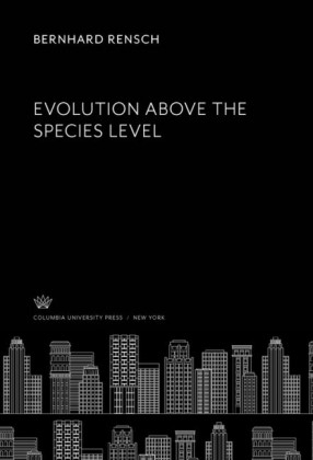 Evolution Above the Species Level