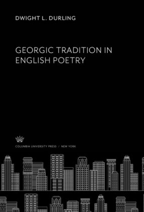Georgic Tradition in English Poetry