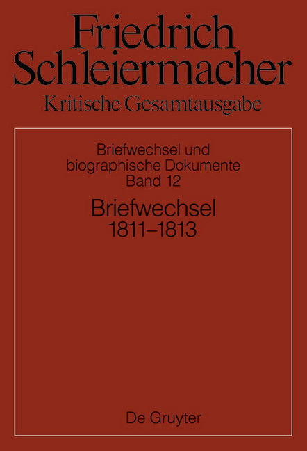 Briefwechsel 1811-1813 main product photo