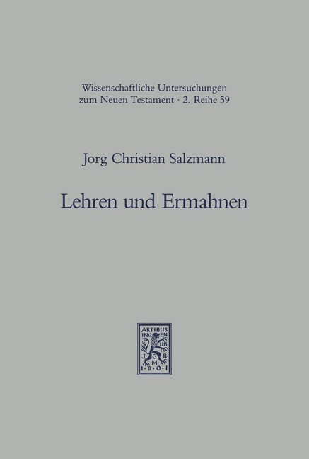 Lehren und Ermahnen main product photo