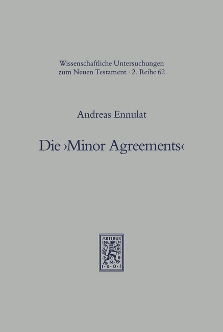Die 'Minor Agreements' main product photo