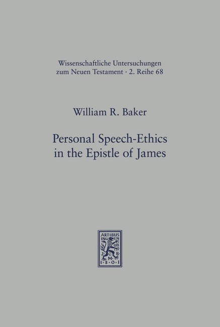 Personal Speech-Ethics in the Epistle of James main product photo