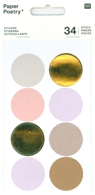 Sticker, Punkte, Mauve FSC Mix main product photo