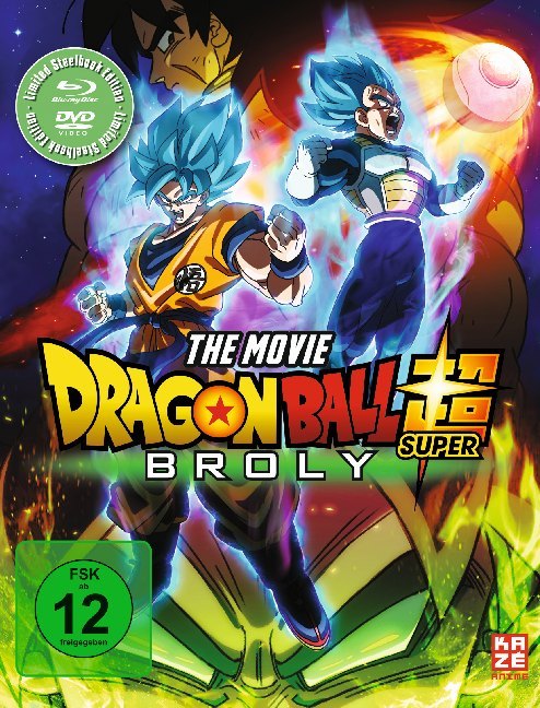 Dragon Ball Super: Broly - Steelbook - Limited Edition (DVD und Blu-ray), 1 Blu-ray + 1 DVD (Steelbook Limited Edition) main product photo