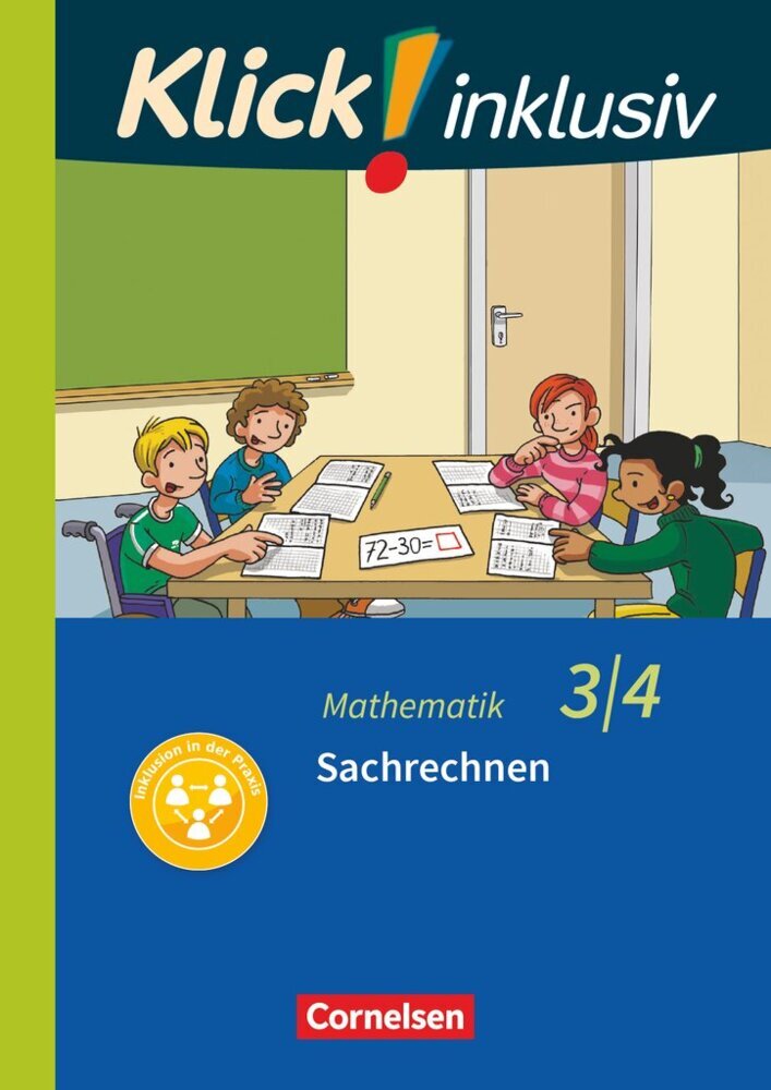 Klick! inklusiv - Mathematik, Grundschule / Förderschule - Themenhefte für Lernende mit Förderbedarf - 3./4. Schuljahr main product photo