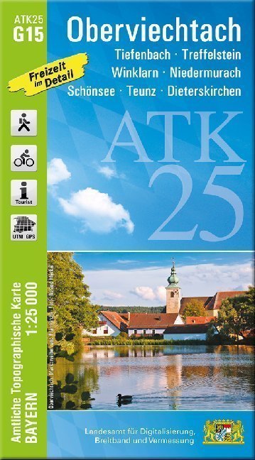 ATK25-G15 Oberviechtach (Amtliche Topographische Karte 1:25000) main product photo