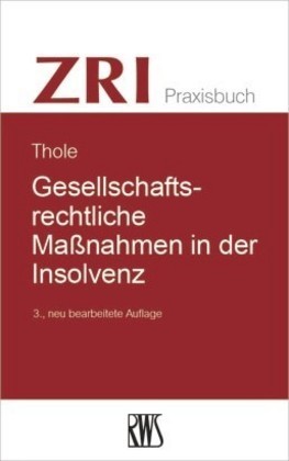 Gesellschaftsrechtliche Maßnahmen in der Insolvenz main product photo