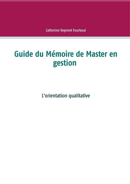 Guide du Mémoire de Master en gestion main product photo