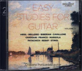 Easy Studies For Guitar. Vol.3, 2 Audio-CD