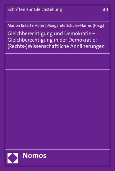 Gleichberechtigung und Demokratie, Gleichberechtigung in der Demokratie main product photo
