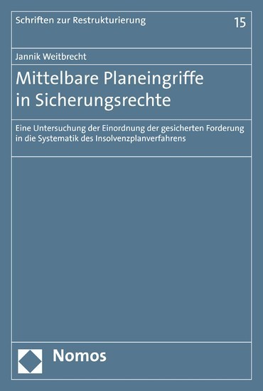 Mittelbare Planeingriffe in Sicherungsrechte main product photo