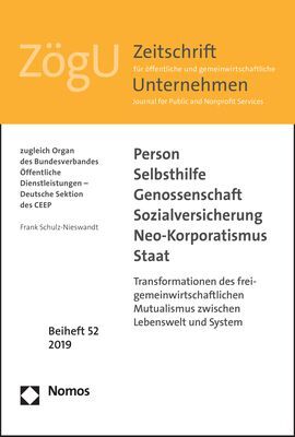 Person - Selbsthilfe - Genossenschaft - Sozialversicherung - Neo-Korporatismus - Staat main product photo
