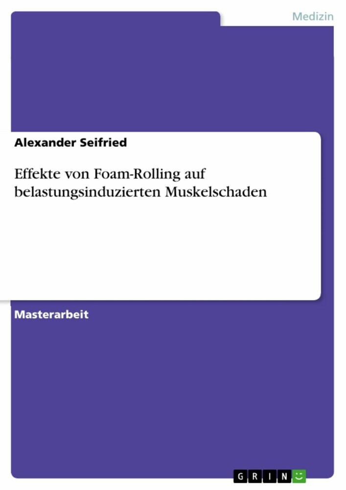Effekte von Foam-Rolling auf belastungsinduzierten Muskelschaden main product photo