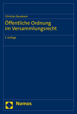 Öffentliche Ordnung im Versammlungsrecht main product photo