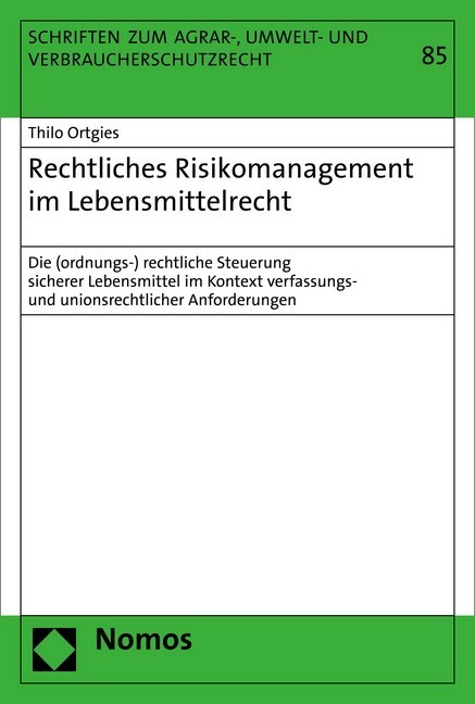 Rechtliches Risikomanagement im Lebensmittelrecht main product photo