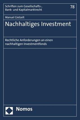 Nachhaltiges Investment