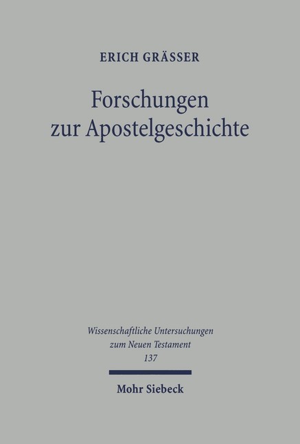 Forschungen zur Apostelgeschichte main product photo