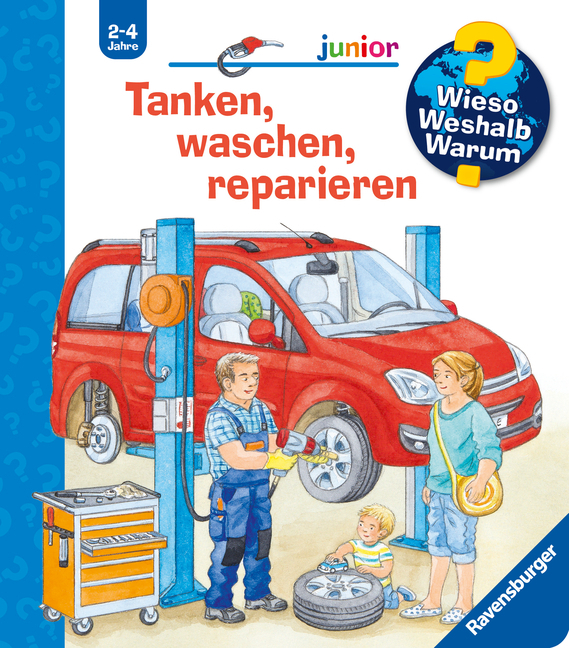 Wieso? Weshalb? Warum? junior, Band 69 - Tanken, waschen, reparieren main product photo