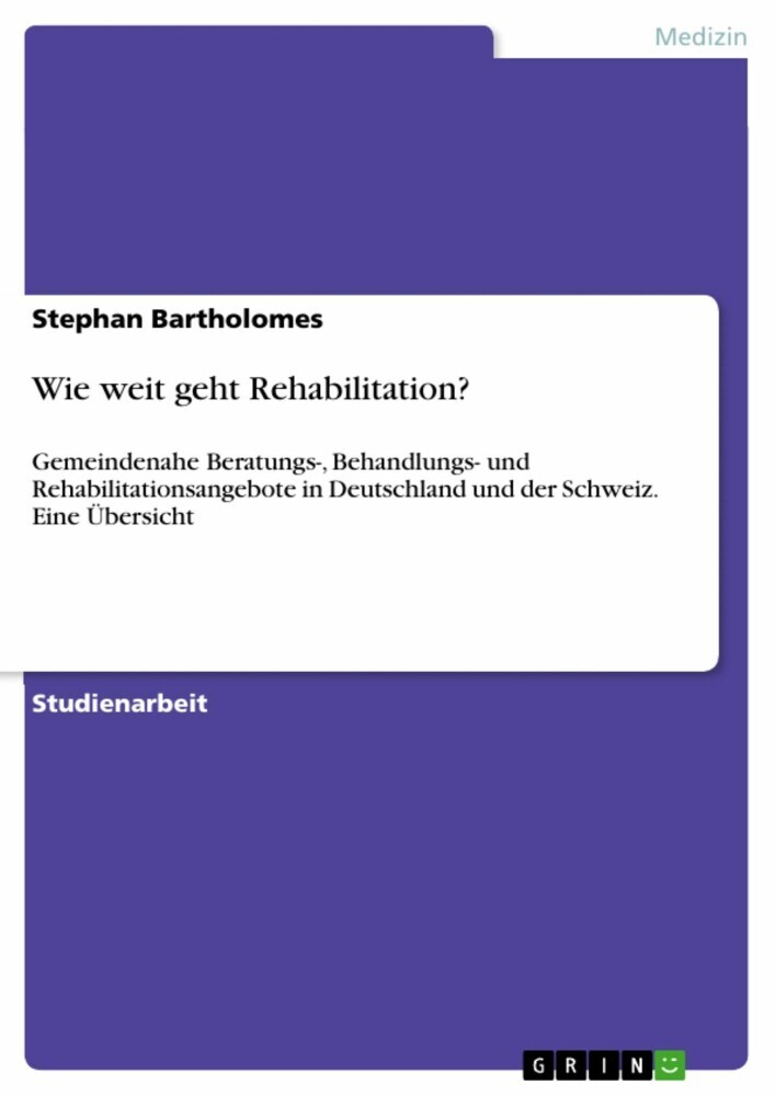 Wie weit geht Rehabilitation? main product photo
