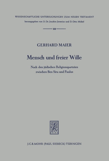 Mensch und freier Wille main product photo