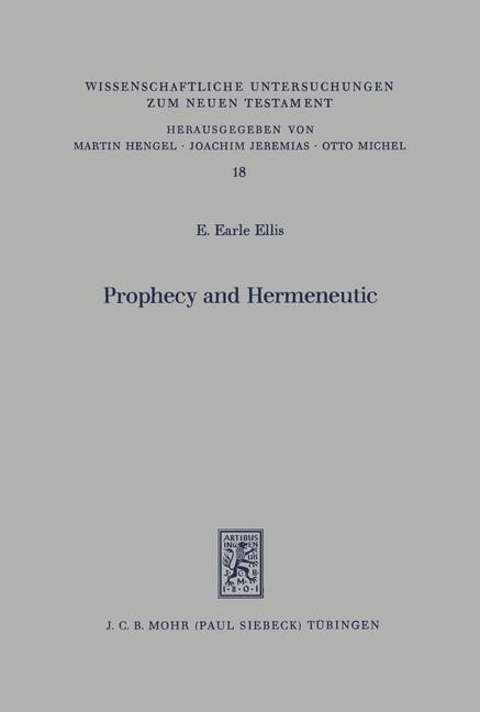 Prophecy and Hermeneutic in Early Christianity main product photo