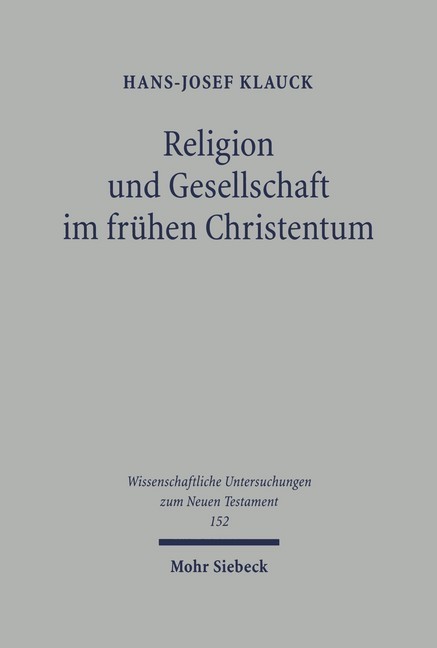 Religion und Gesellschaft im frühen Christentum main product photo