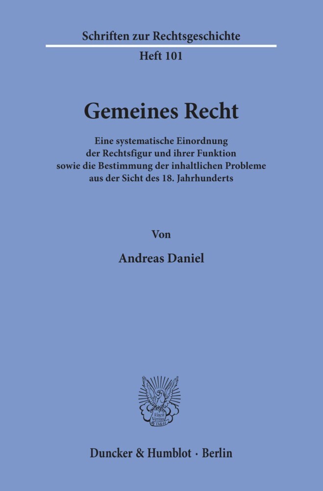 Gemeines Recht. main product photo