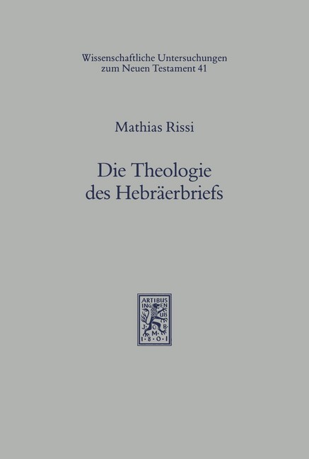 Die Theologie des Hebräerbriefs main product photo