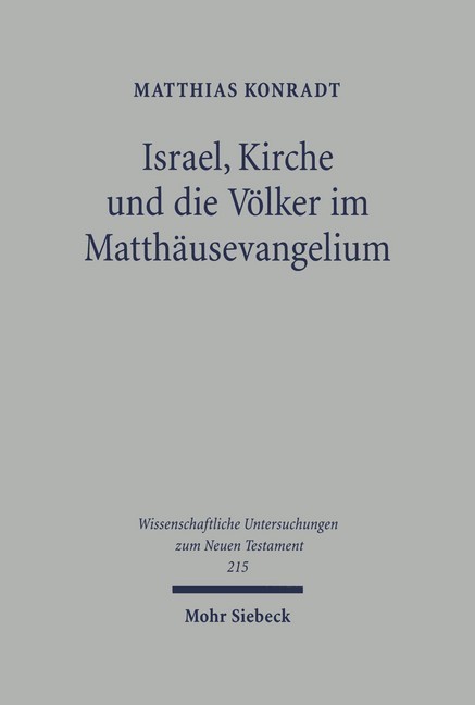 Israel, Kirche und die Völker im Matthäusevangelium main product photo