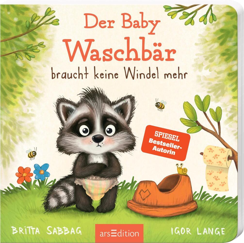 Der Baby Waschbär braucht keine Windel mehr main product photo