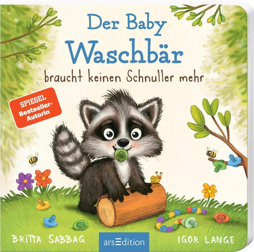 Der Baby Waschbär braucht keinen Schnuller mehr main product photo